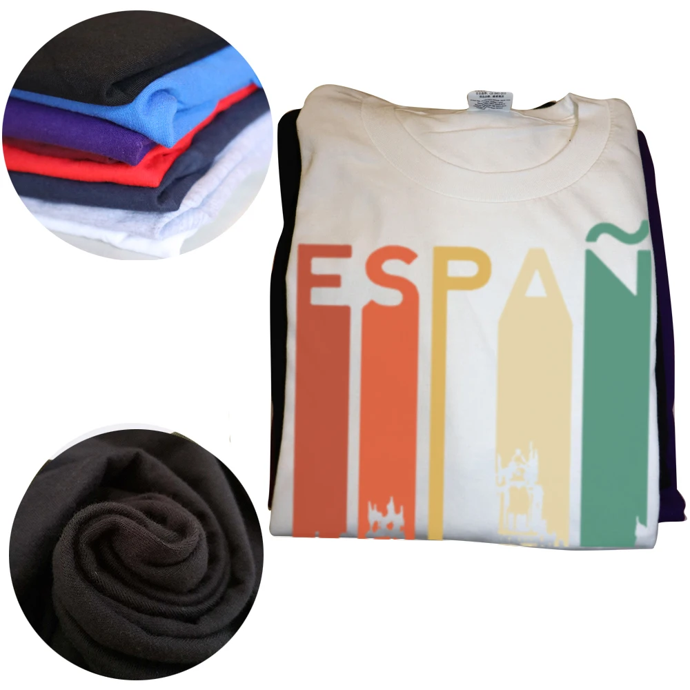 Lustiges Espana Spanien Spanisch Espanol T-Shirt, T-Shirt mit Rundhalsausschnitt, kurzärmelig, modisches T-Shirt, Kleidung, lässige Basic-T-Shirts – Detail 4