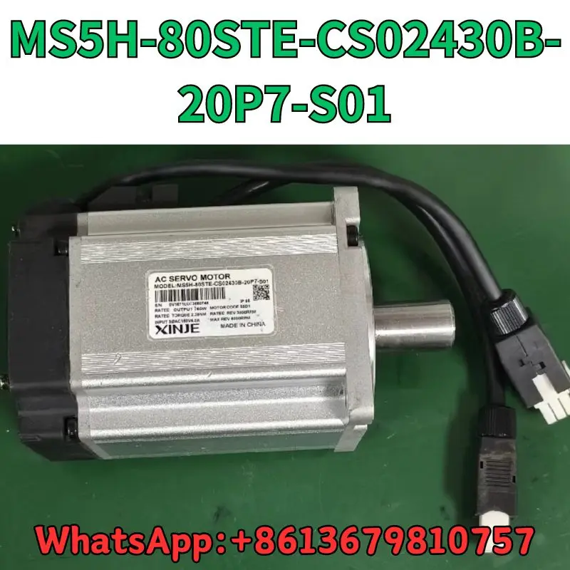 

Used Motor MS5H-80STE-CS02430B-20P7-S01 test OK Fast Shipping