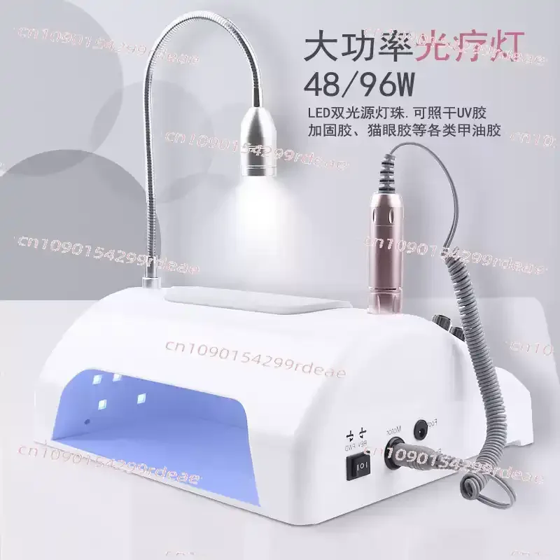 Five in One 96W Nail Lamp, Nail Lighting, Multifunctional Nail Vacuum Cleaner, Polishing Machine, All-in-one Machine view 2