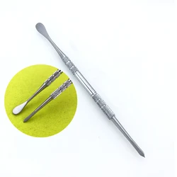 Silver Premium Carving Stainless Steel Tool 1pc DIY Wax Carving Tool Wax Oil Cleaning Accessories