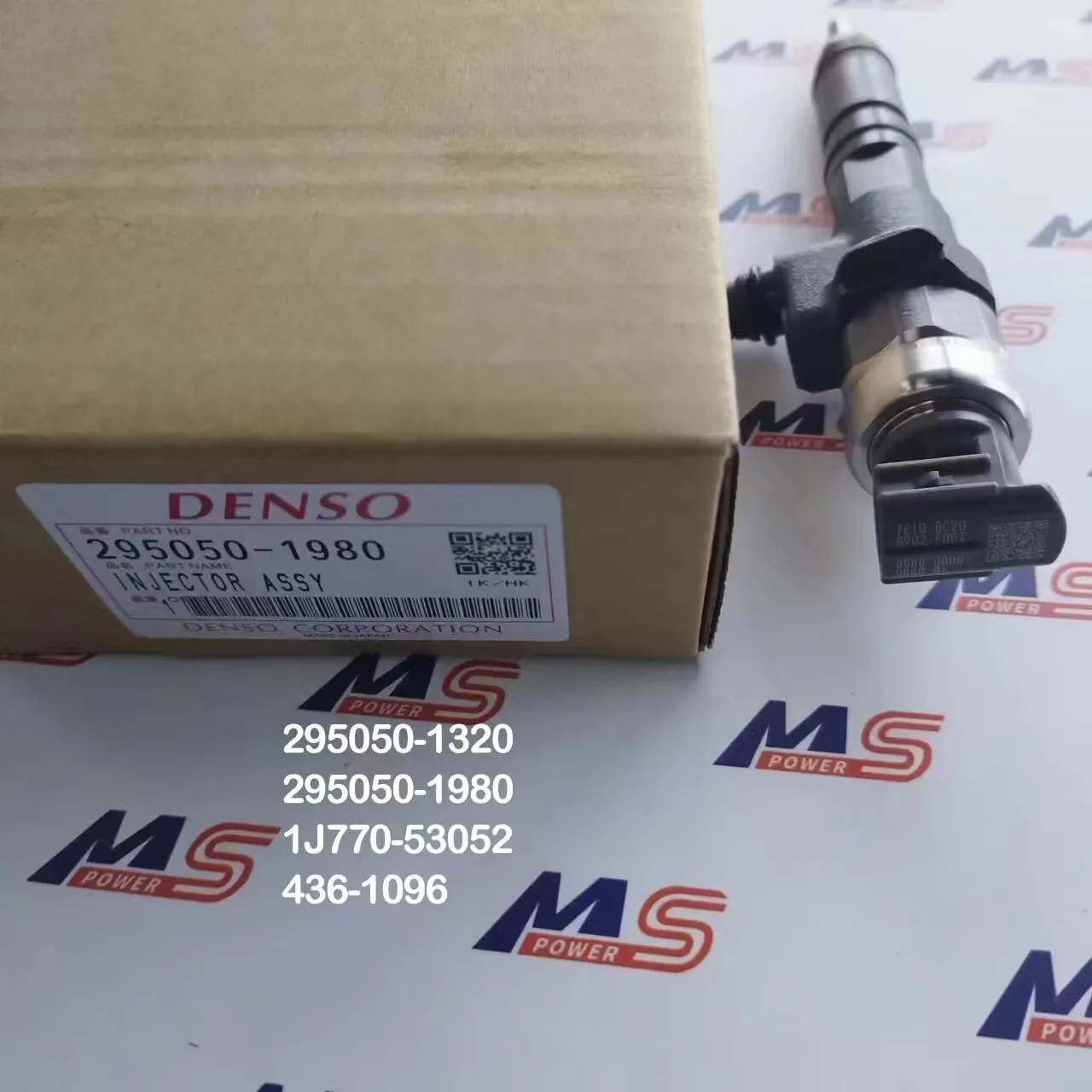 Common Rail Fuel Injector 295050-1980 2950501980 For V3307 1J770-53050 1J770-53051