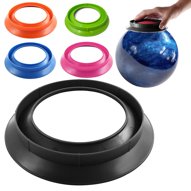

Universal Sanding Pad Holder for Bowling Ball – 2-in-1 Cleaning & Polishing Tool with Display Stand for Better Reaction