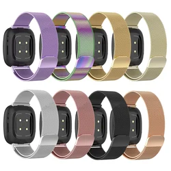 Milanese loop Strap for Fitbit Versa 3 Band Metal Watchband stainless steel Replacement watch Bracelet accessories Versa Sense