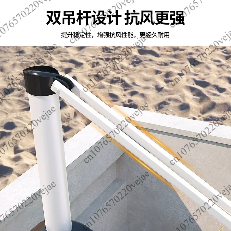 Large Outdoor Roman Parasol - Garden Umbrella Stand for Villa Balcony Shade Awning