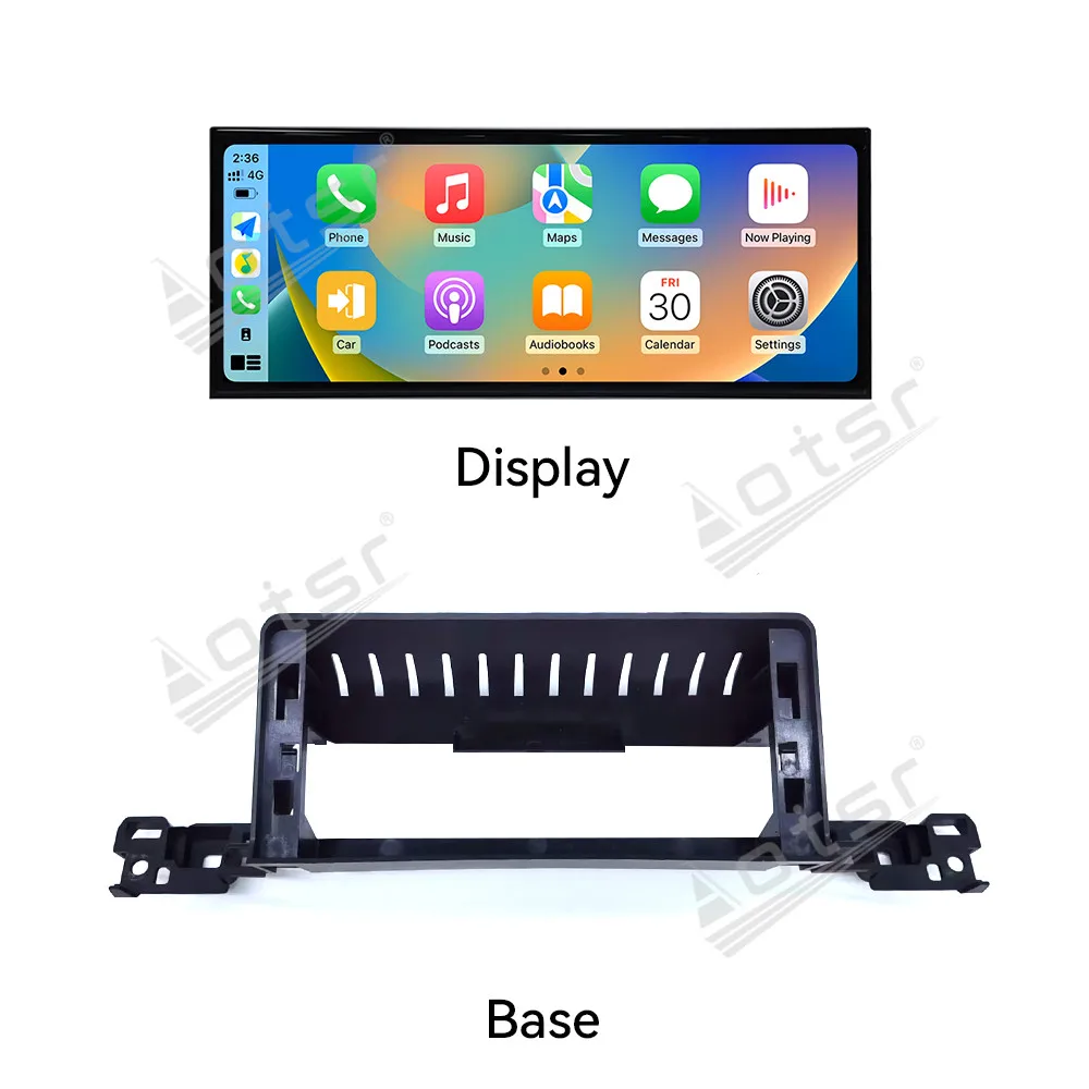 For Audi A4L A5 2017 - 2019 15.8 Inch Car GPS Navigation with CarPlay Android Auto HD Touchscreen Multimedia System