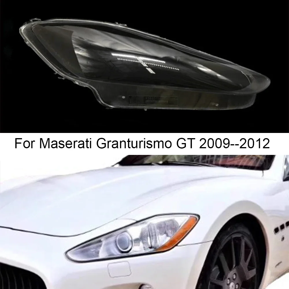 

Car Glasses Clear Headlight Lens Cover Replacement Headlight Head Light Lamp Shell Cover For Maserati Granturismo GT 2009~2012