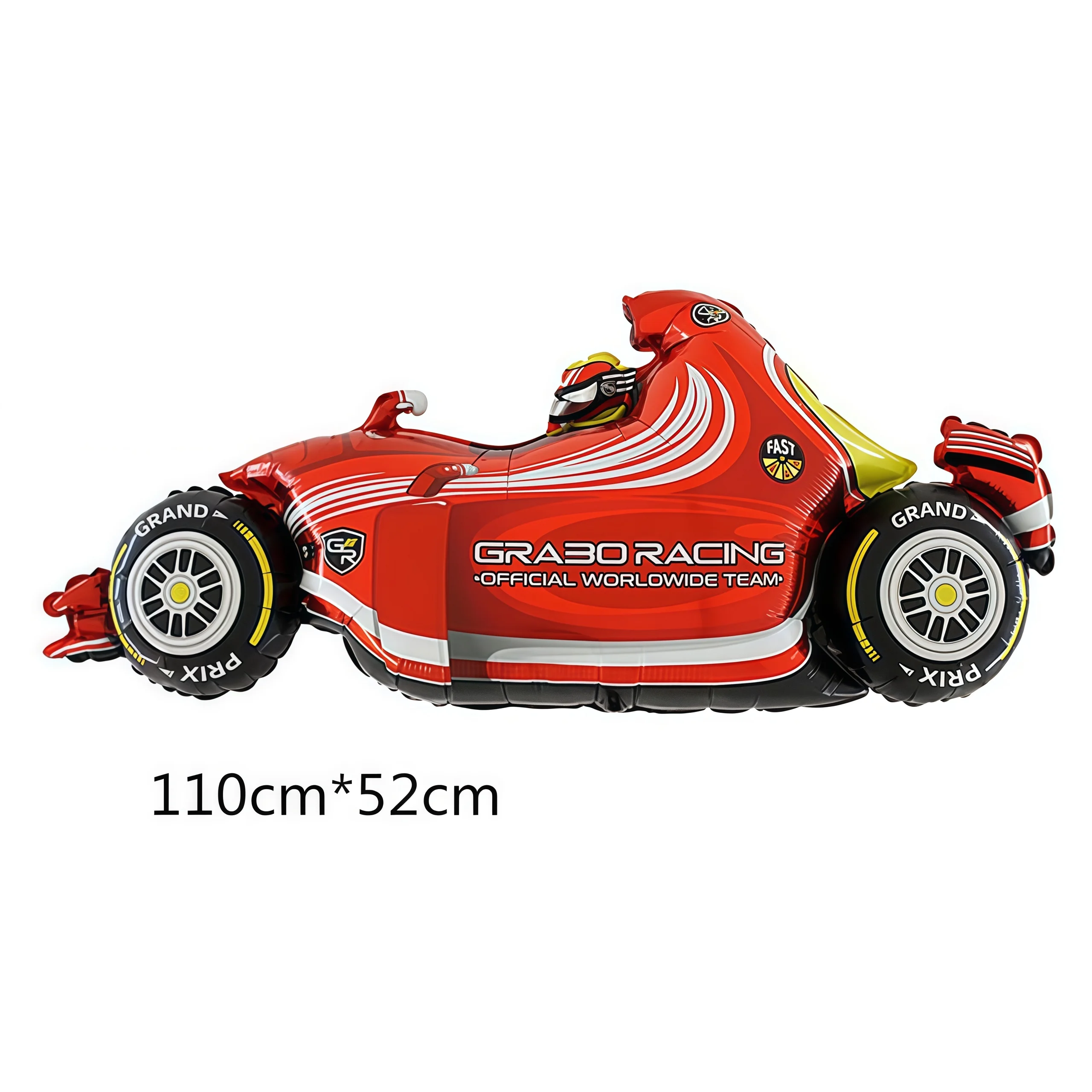 Race Car Party Decorations F1 Racing Car Balloons Tableware Plates Napkins Cups Banner for Boys 1‑9 Birthday Party Supplies view 4