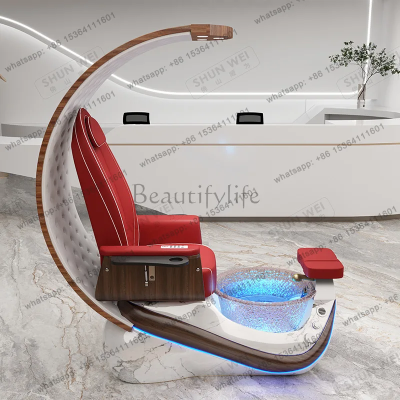 Factory Direct Sales Moon Manicure Sofa Chair Reclining Modern Simple Single Massage Pedicure