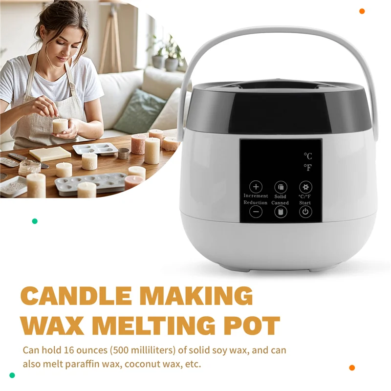 ABNM شمع صنع الشمع وعاء صهر ال - مراجعة Candle Making For Beginners وسعره