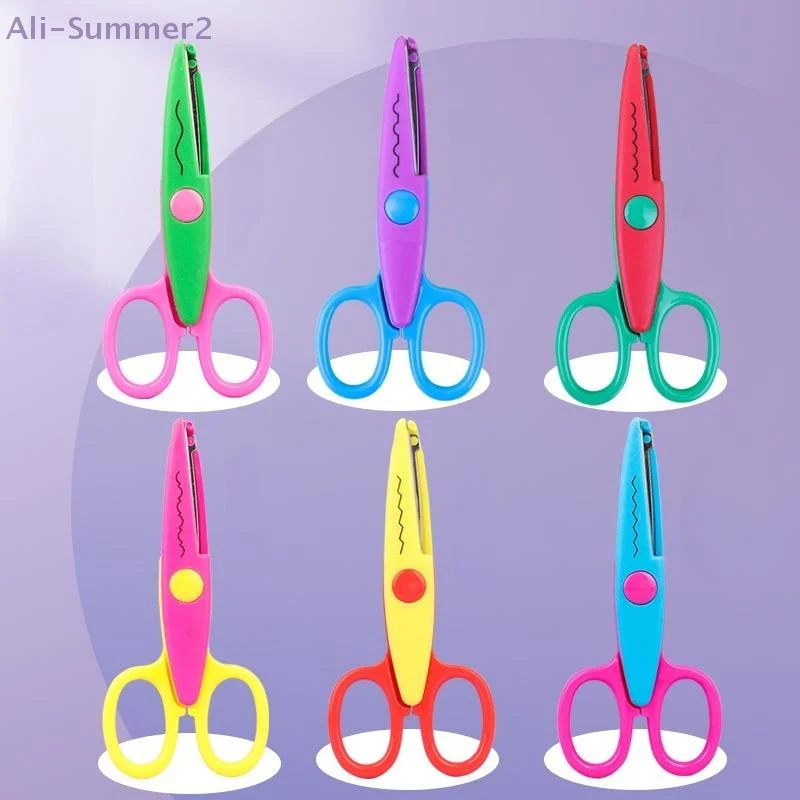 {MX} 2/3/4 pièces papier artisanat carte Photo ciseaux motif ondulé coupe-papier bricolage outils faits à la main enfants cadeaux fournitures de bureau