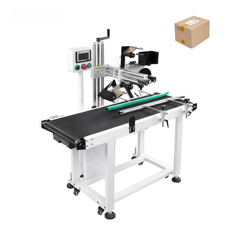 

High-Speed Automatic Label Machine For Express Box 1-300mm Products Plane Labeling Sticker