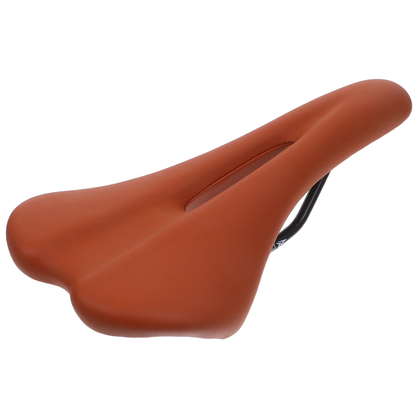 

Brown Hollow Bike Seat for Men Comfortable Lightweight Waterproof Saddle for Road Mountain Bicycle High Elastic Cushion Cycling