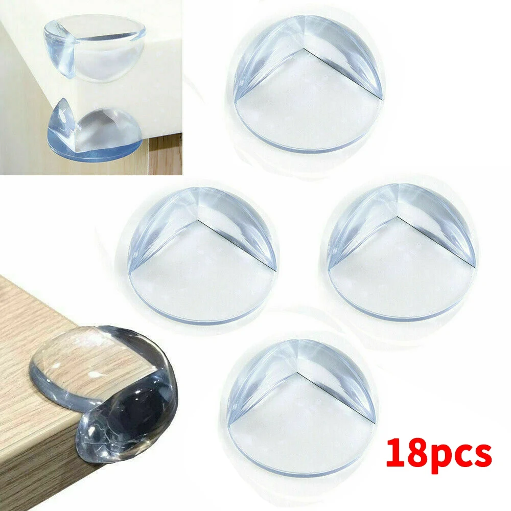 코너 보호대, 아기 교정 테이블 코너 가드, 어린이 안전 유지, 가구 보호대, 날카로운 코너 (18 팩)