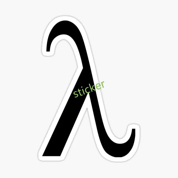 Creativity Half Life Lambda Symbol Decals Car Stickers Scratch-Proof Vinyl Accessories Waterproof Decoration