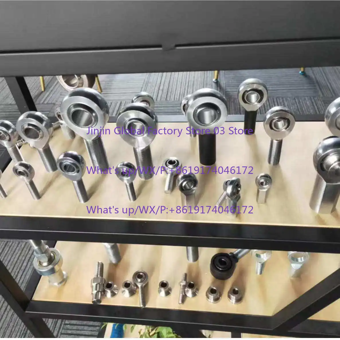 1PCS Modified Off-Road Jacket Metric Alloy Steel  Molded Fisheye Rod End Split Bearing XM External Thread