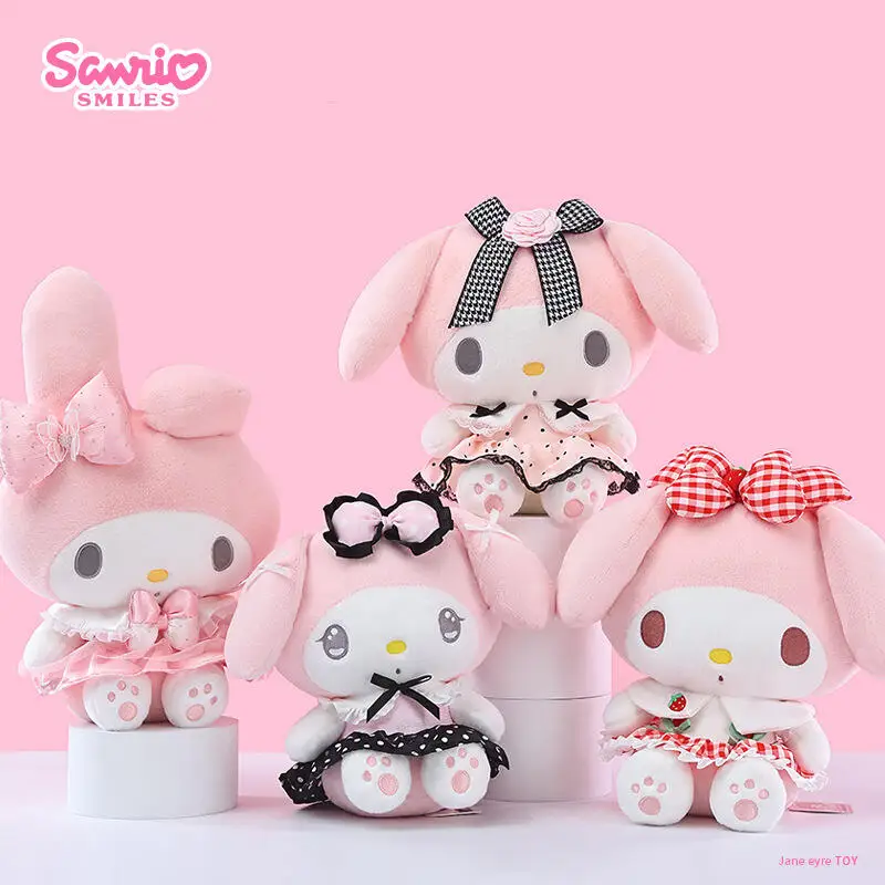 

Мягкая плюшевая игрушка Kawaii Sanrio My Melody, милая мультяшная подушка, идеальный подарок на день рождения для девочек и лучших подруг