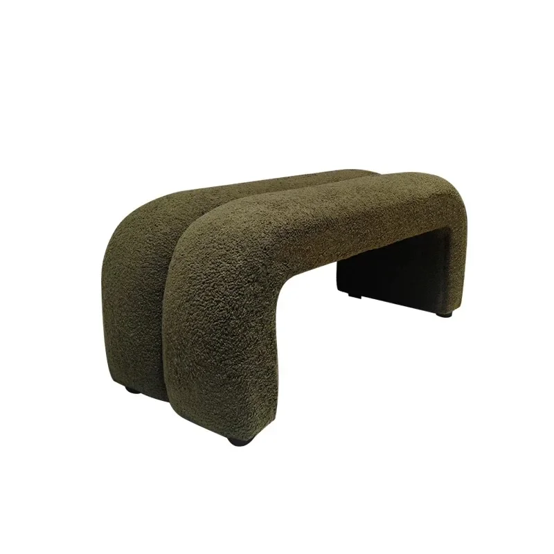 Home Door Shoe Change Stool Simple Bench Soft Cloth Apartment Villa Living Room Changsha Home Furniture