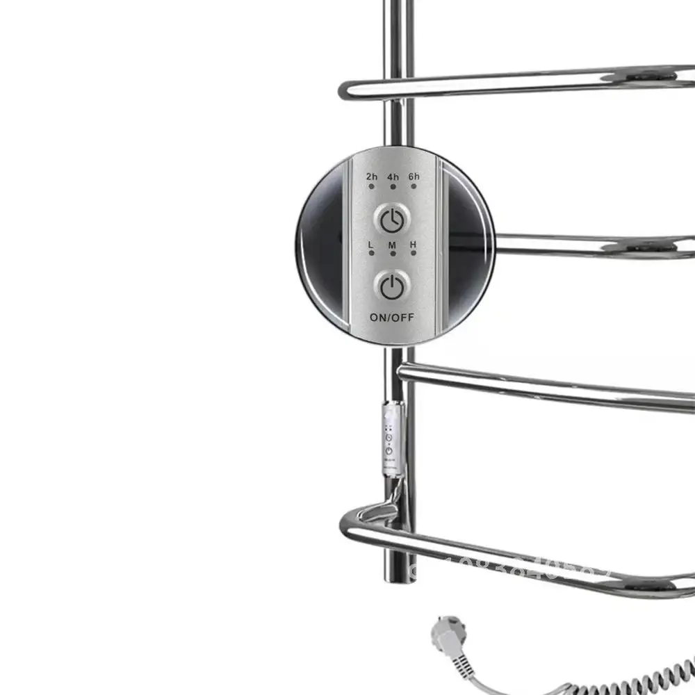 Carbon Fiber Round Square Steel Tube Towel Rack Timer Thermostat Switch Thermostat