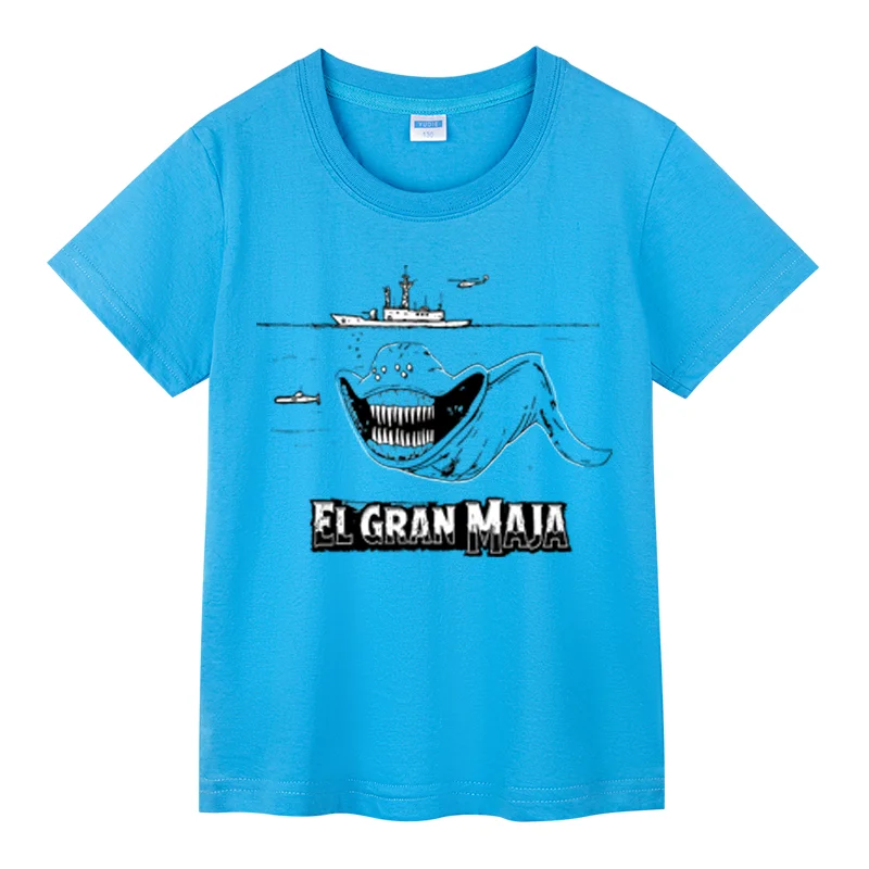 Camiseta El Gran Maja, camiseta con gráfico de tiburón, anguila y serpiente para niños, camiseta gráfica para niños, regalo para fanáticos de scp, juguete para gamers, the bloop scp 300