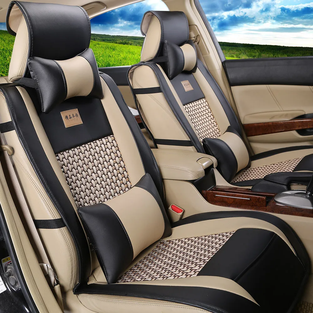 

Wholesale Car Seat Cushion Summer Ice Silk Cooling Mat Summer Car Seat Cushion Fully Surrounded Four Seasons Car Seat Cushion