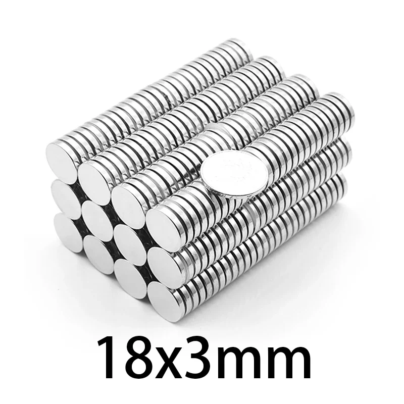 Мощные магниты 18x3 мм 18*3 Сильные дисковые магниты для холодильника, DIY, здания, научных, поделок, образования 18x3