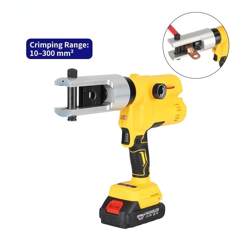 Rechargeable hydraulic pliers, small portable multi-voltage lithium battery pliers, for crimping copper and aluminum terminals