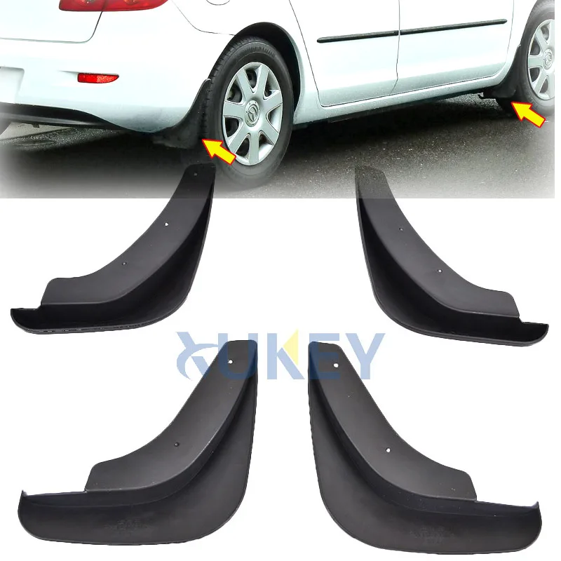 For Mazda 3 (BK) Hatch Hatchback M3 2004-2008 Mudflaps Splash Guards Mud Flap Mudguards Fender 2005 2006 2007 Set Car Mud Flaps