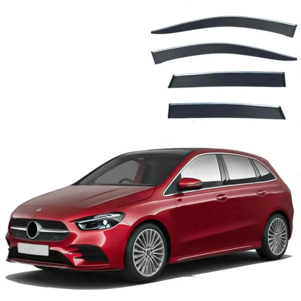 Window Visor Rain Exterior Part Body Kit Accessories For Mercedes-Benz B Class 2005 2006 2007 2008 2009 2010 -2023