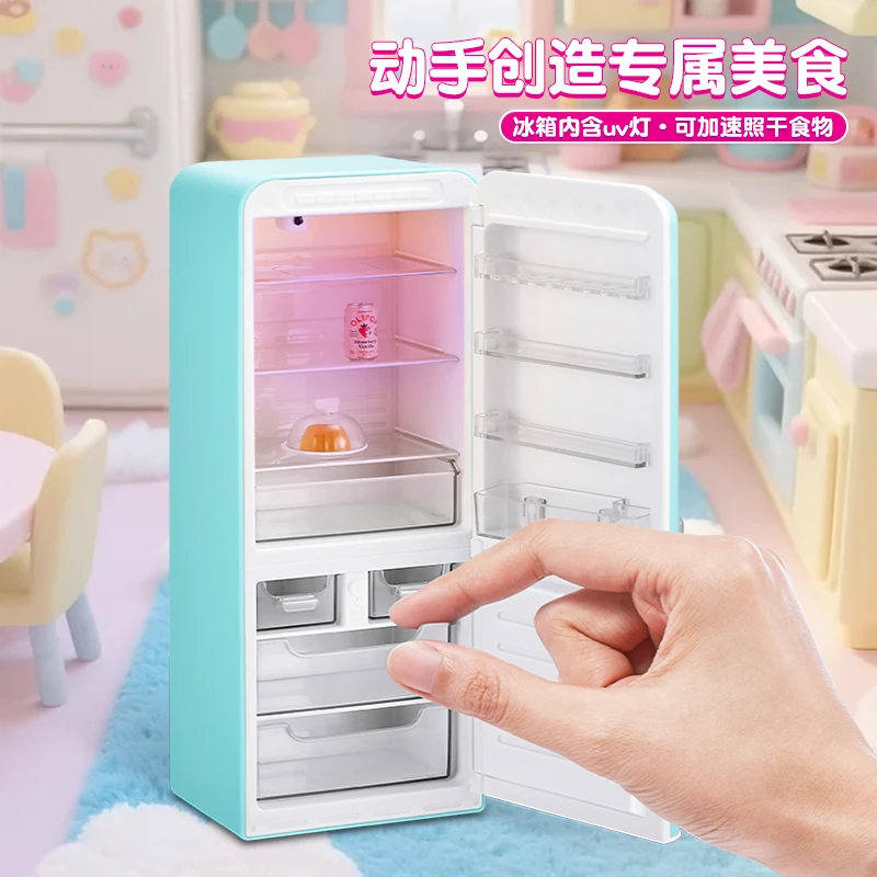 Zuru Mini nevera caja ciega Mini marcas cajas misteriosas modelo de moda para juegos de rol hogar refrigerador en miniatura juego coleccionable juguete