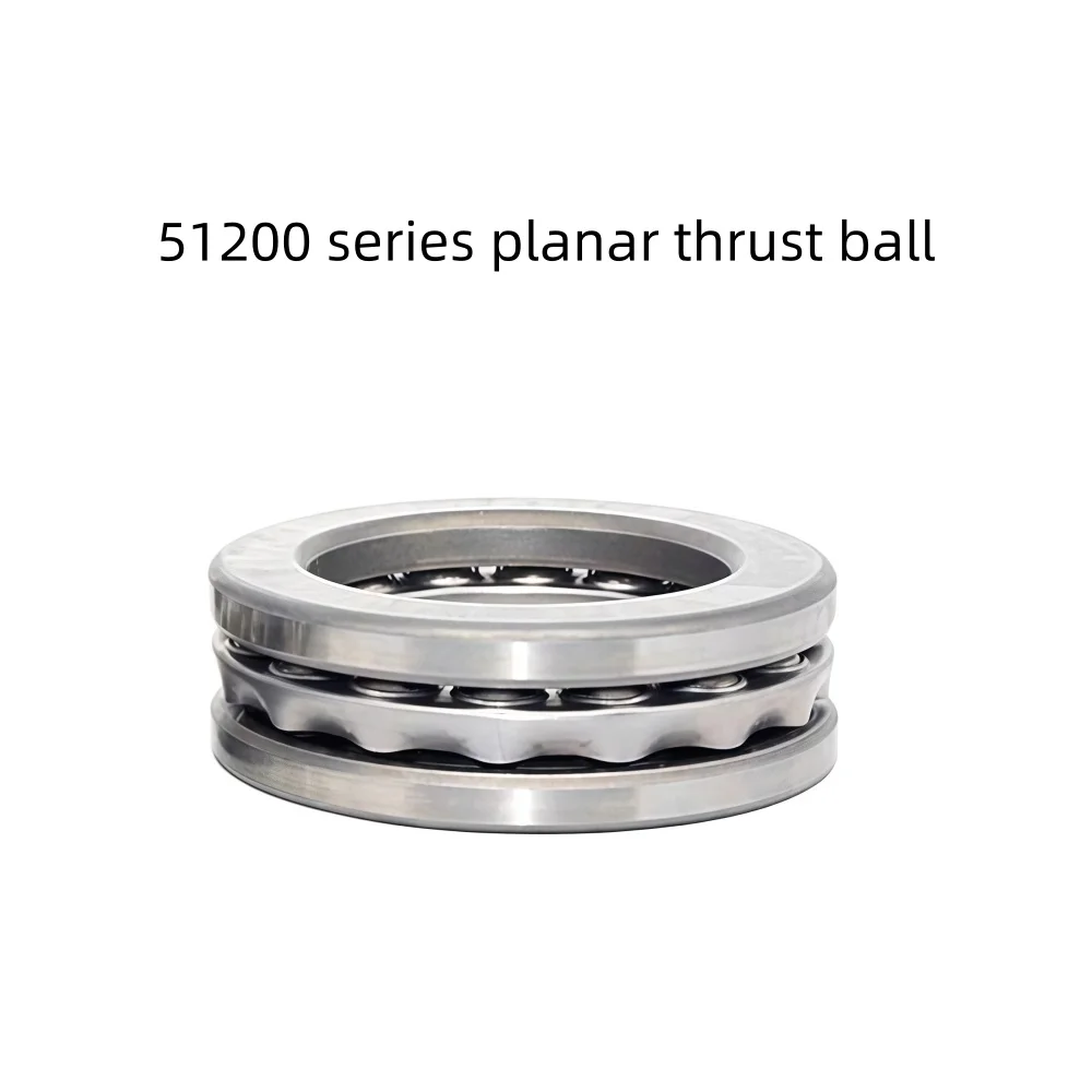 Flat Thrust Ball Bearing 51200 Series Precision Mechanical Components for Industrial Use
