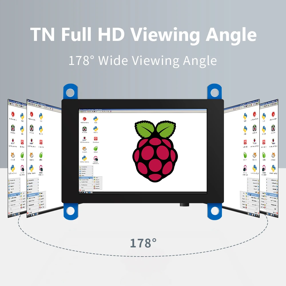 JRP3516 3.5 "LCD Monitor สำหรับ Raspberry Pi4 3 3B 480*320พิกเซลโมดูลหน้าจอสัมผัสความจุ Mini pc จอแสดงผลความจุ T