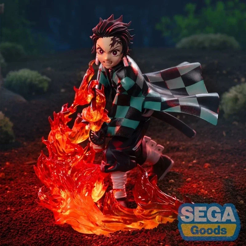 18cm SEGA Original Demon Slayer XROSS LINK Kamado Tanjirou Nezuko Anime Action Figures Collectible Model Toys Gift for Kids Fans