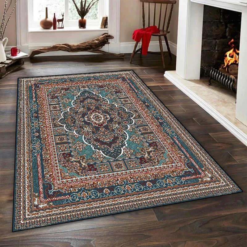 السجاد الفارسي لغرفة المعيشة منطقة كبيرة أريكة الحصير عدم الانزلاق قابل للغسل غرفة نوم الديكور صالة البساط شرفة المطبخ الحصير #3