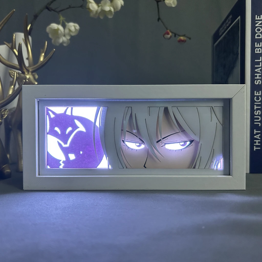 Figuras de Anime, caja de luz Tomoe Kamisama Kiss, decoración de habitación de jugador, Manga Led, lámpara de escritorio de mesa, regalos