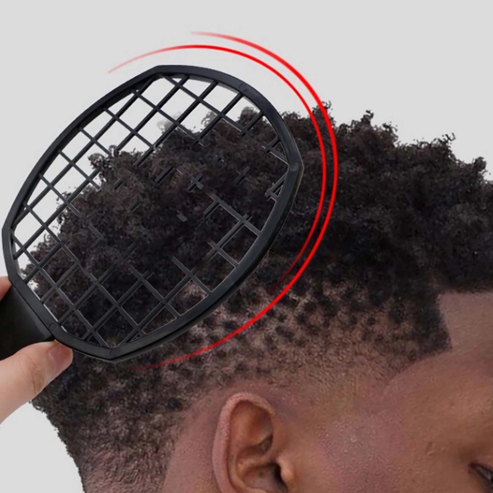 

Afro Curly Hair Comb Men Afro Curly Hair Comb Dreadlocks Tin Foil Hot Perm Comb Hairdressing Tool