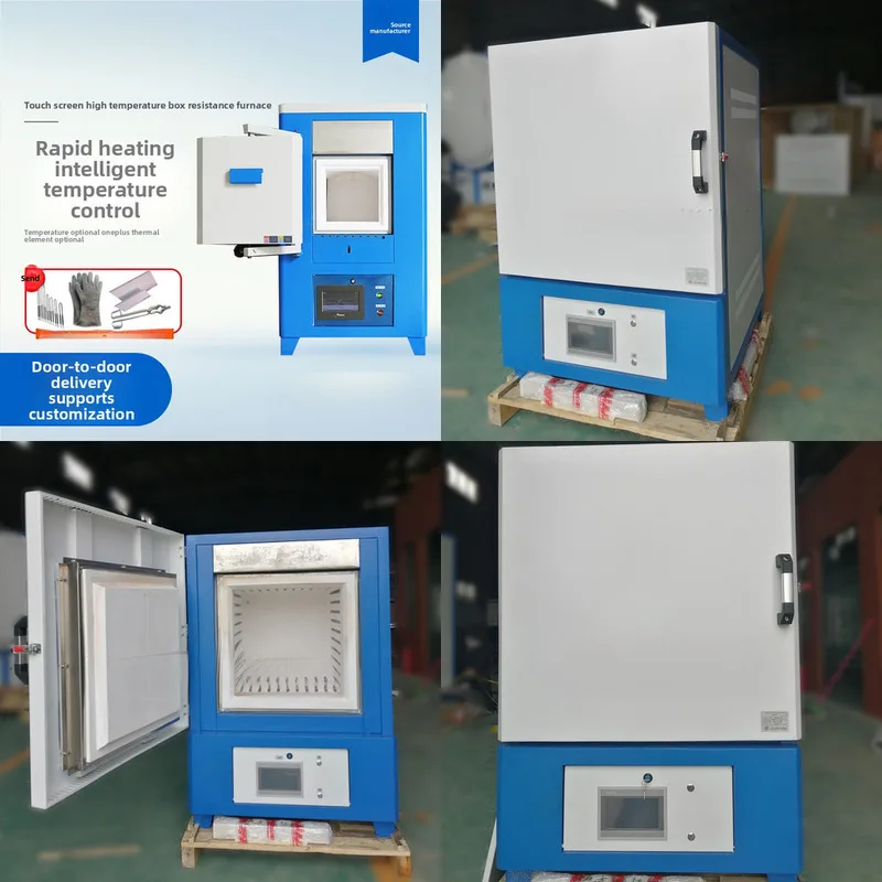 

Industrial Kiln Touch Screen High Temperature Box Resistor Heating Element Furnace Size Optional Muffle Furnace
