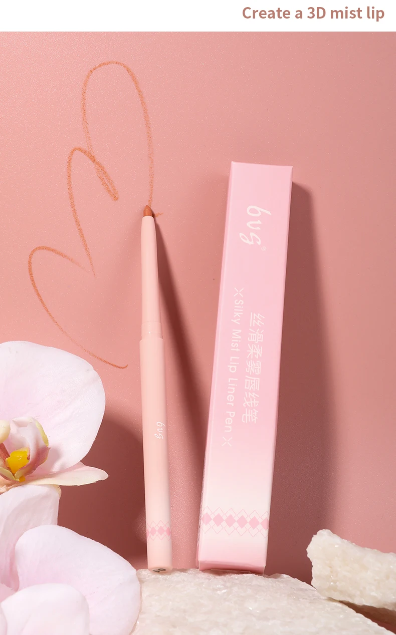 Wodoodporny, długotrwały pisak do konturowania ust, balsam do ust z efektem powiększenia, nieblaknący, nieprzywierający do kubków, matowy, rozświetlający kolor, kosmetyki do makijażu ust.