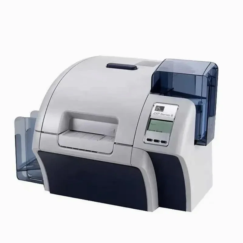 Zebra Zxp Series 8 USB Interface Retransfer ID Card Printer Stock Status-Double Side Identity Print