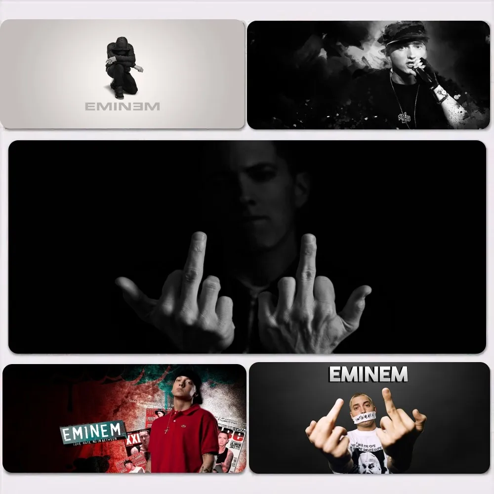 Eminem Rapper Mousepad Large Gaming Compute Gamer PC Keyboard Mouse Mat