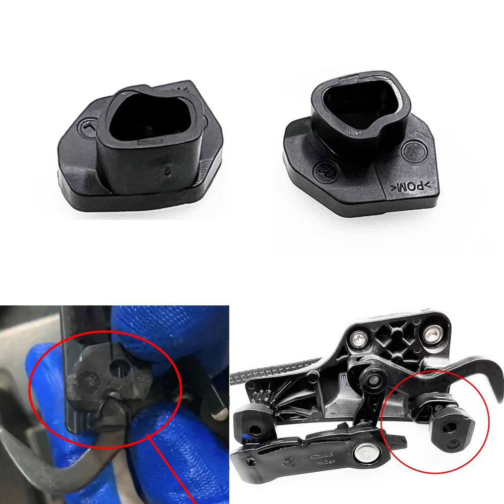 1 Pair Sunroof Glass Sliding Bracket Block Slide Rail Track Pad Cover For Mercedes Benz Smart Fortwo W451 2007-2014