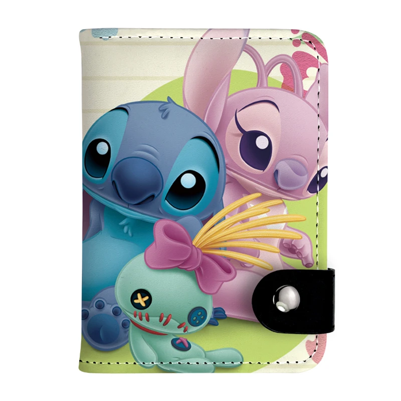 New Miniso Sanrio Wallet Cartoon Stitch Short Purse with Coin Pocket for Young Wholesale