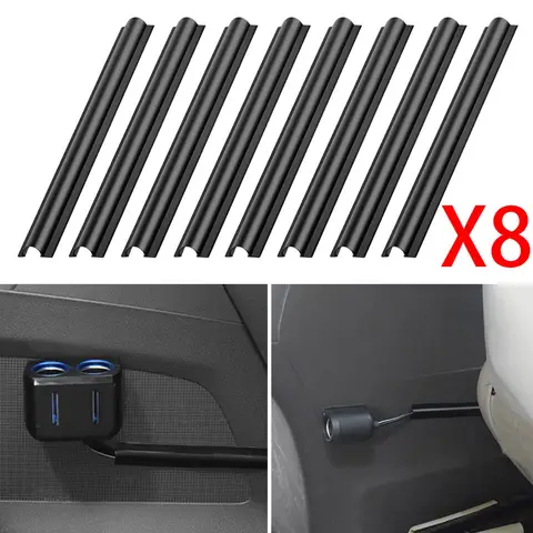 Car Concealed Wire Cover Self-Adhesive Auto Split Sleeving Wire Cord Organizer Protector for USB Audio and Video Line