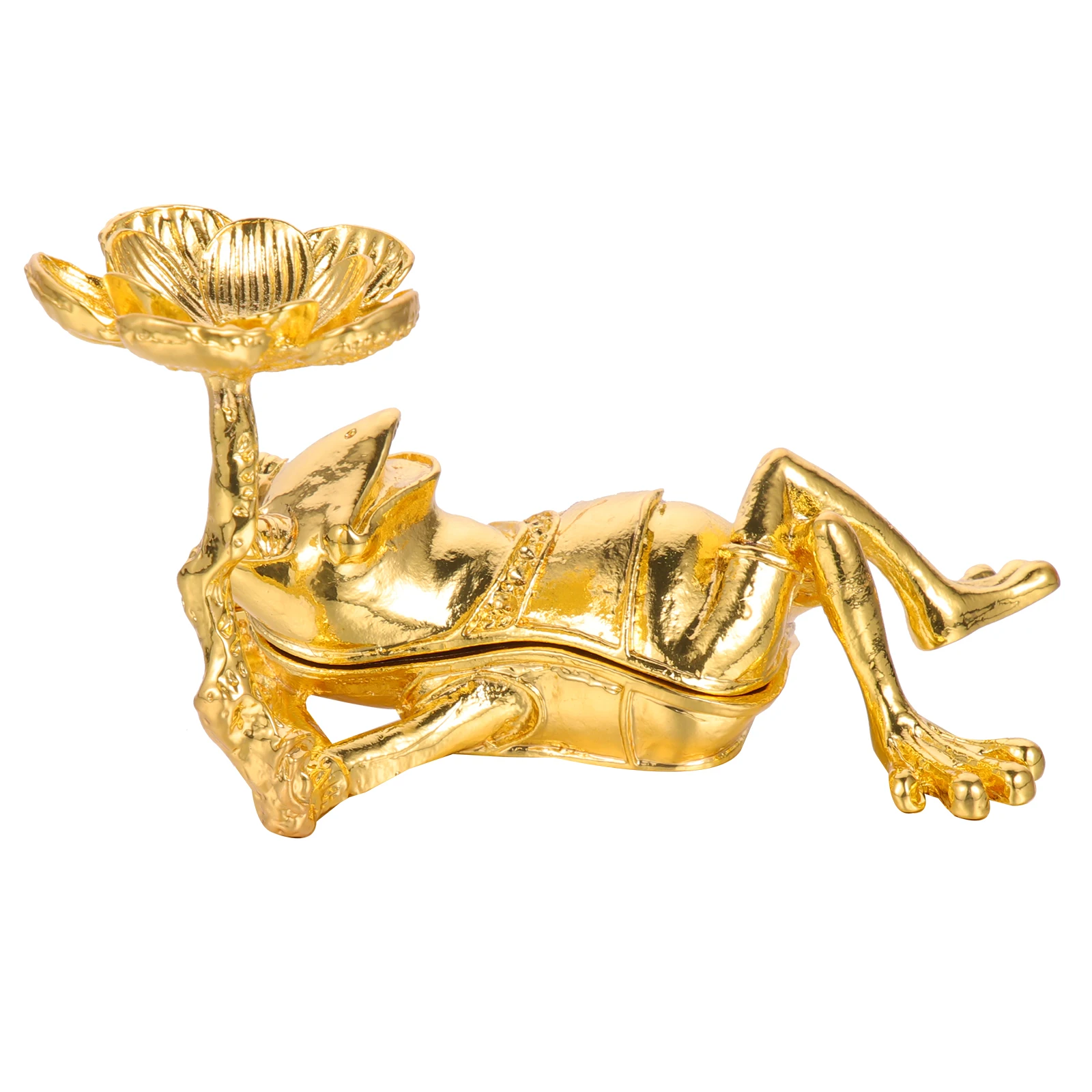 

Creative Frog Shaped Crystal Ball Display Base Alloy Decorative Pedestal For Glass Ball Desktop Ornament Home