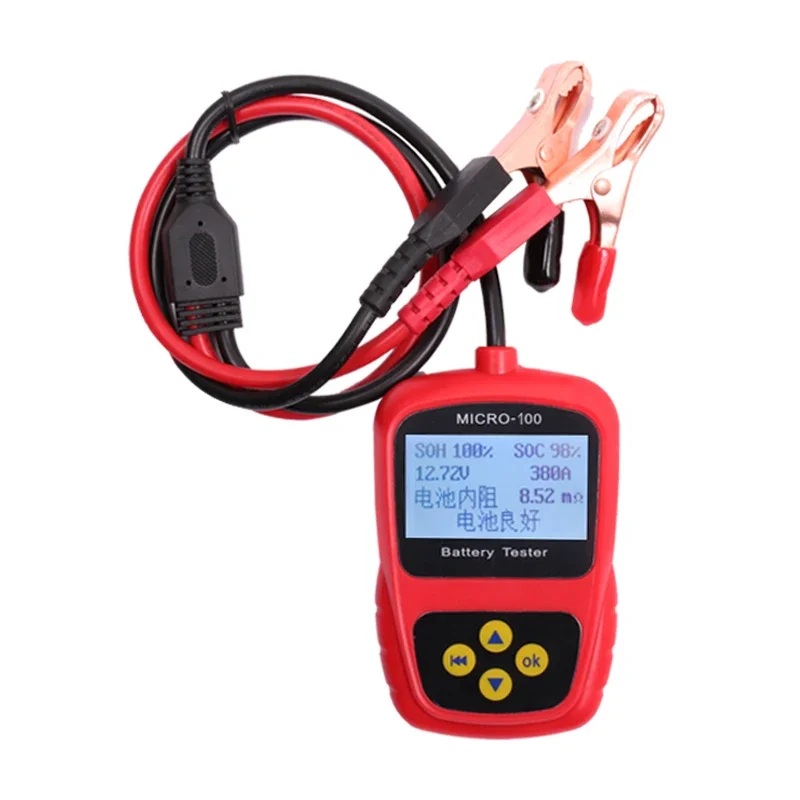 Micro100 200 Lead Acid Car Battery Tester   Conductivity Internal Resistance Test Device