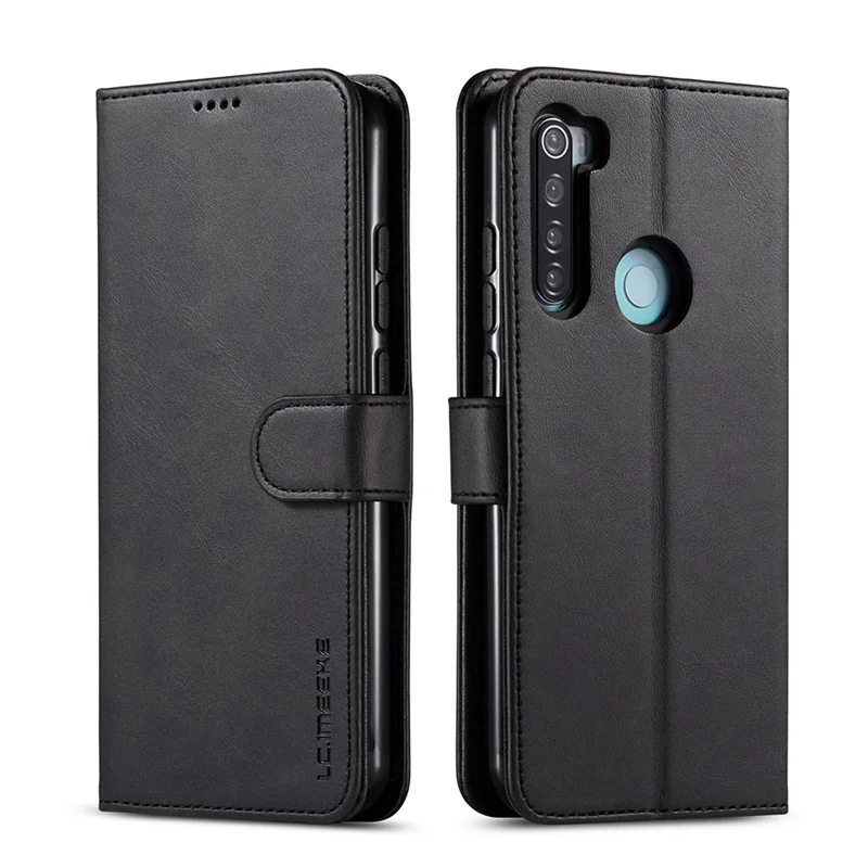 Funda de cuero Vintage para Xiaomi Redmi Note 8T, carcasa de teléfono con tapa magnética 360, para Redmi Note 8T