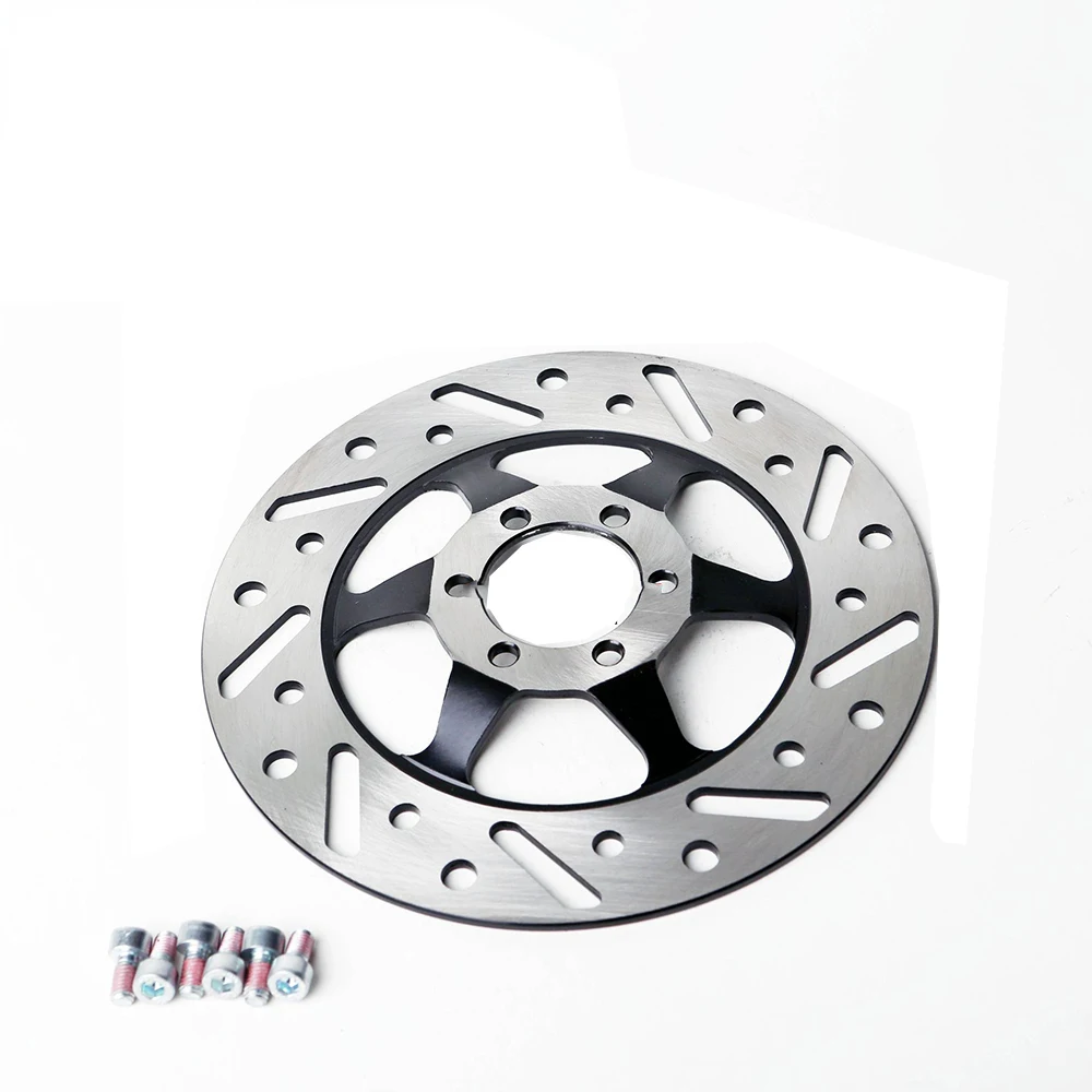 160mm Brake Disc  Electric Scooter Brake Spare 6 Holes Parts Raised Rotor Thickened Discs Scooter Disc Brake Scooter Accessories