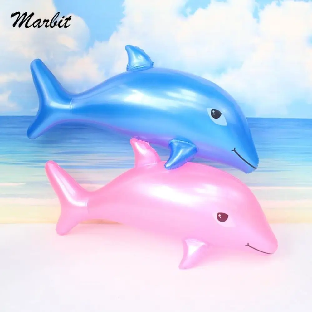 1PC 53cm Inflatable Dolphin Beach Swimming Rings Party Children Toy Kids Gift for Beach Pool Float Air Mattresse Water Toys