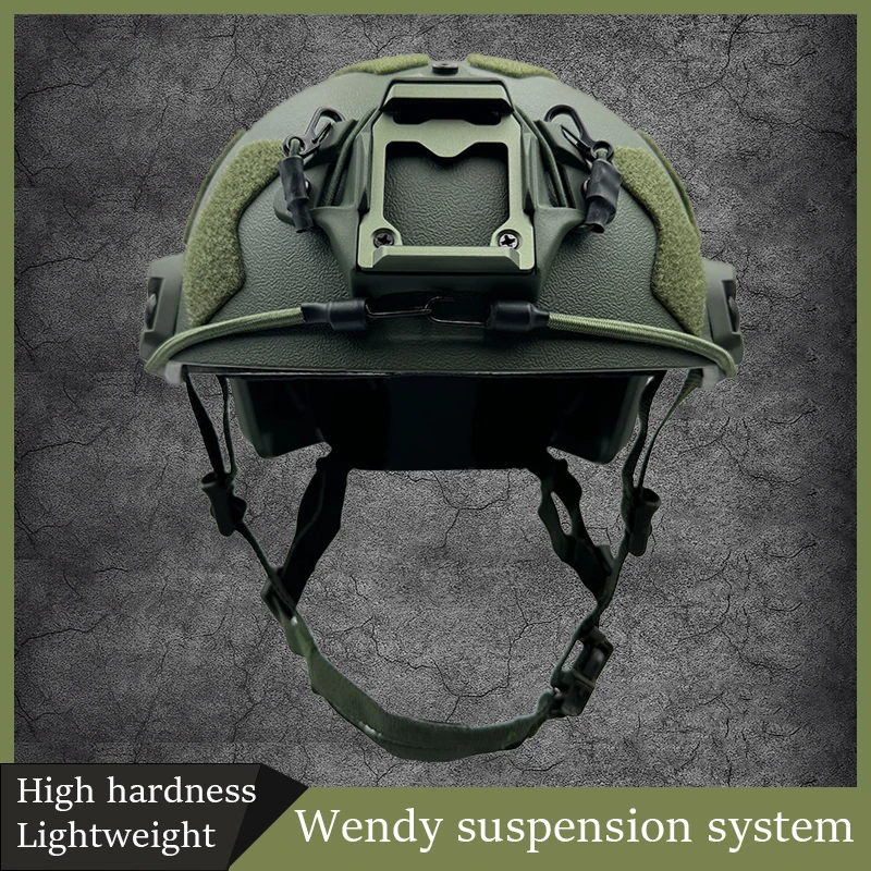 FAST SF Casco táctico de corte alto con suspensión Wendy impactos - imagen 2