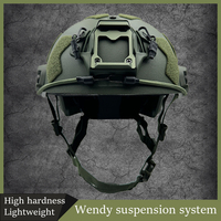 FAST SF High-Cut Safety Helmet with Wendy Suspension - Impact Resistant for Industrial, Cycling & Outdoor Sports