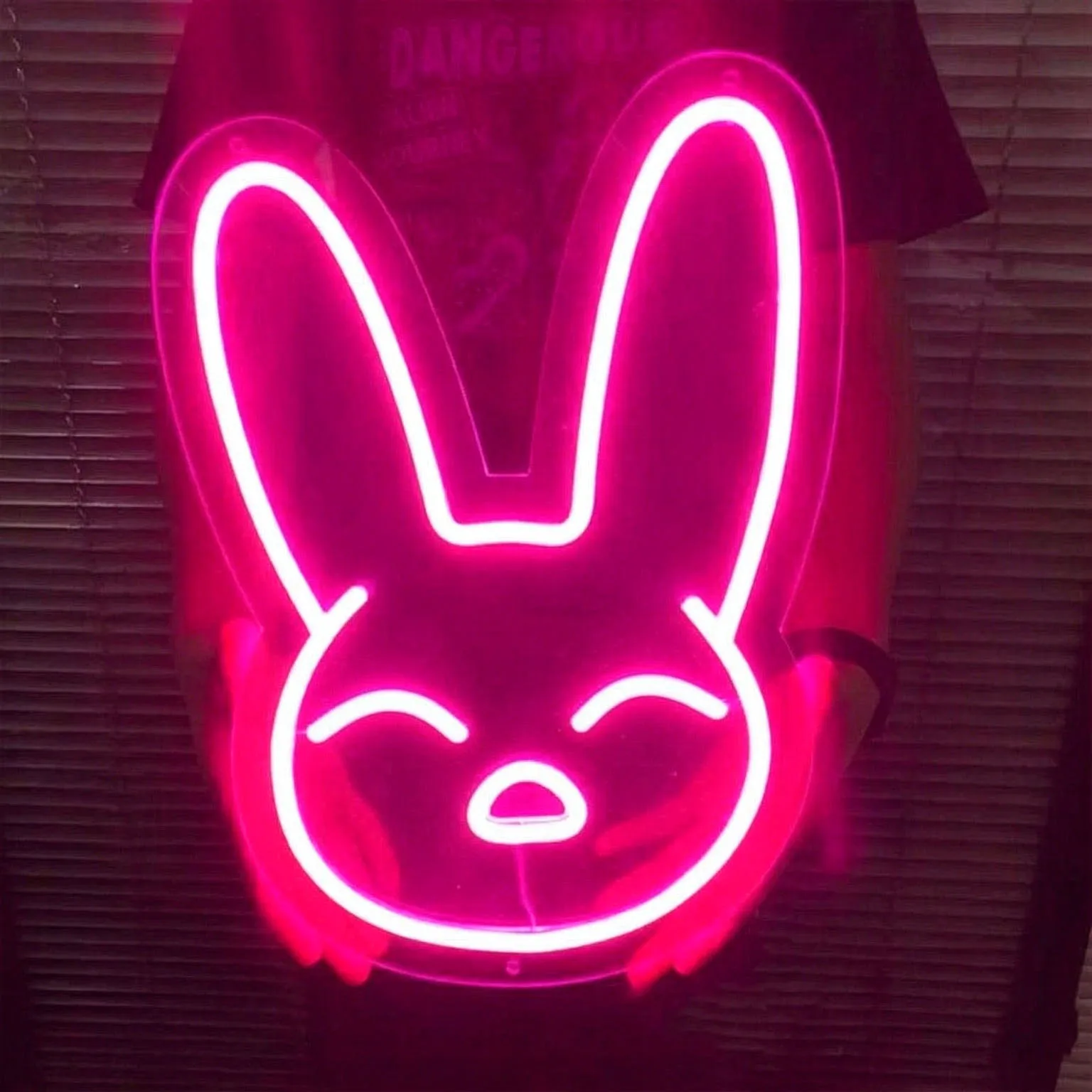 Custom Bunny Neon Sign, LED Rabbit Wall Light, Trendy Pop Art Decor for Bedroom, Game Room, Bar & Home